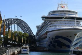 Virus-hit Ruby Princess cruise ship docks in eastern Australia