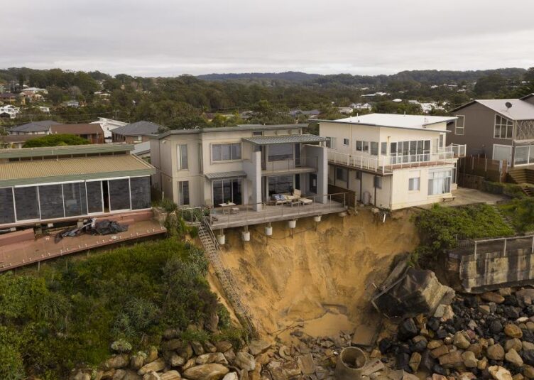 Luxury homes in Australia are falling into the ocean due to coastal erosion