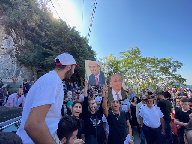 Lebanese Forces supporters protest party leader’s summoning